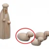 Schalling, crèche moderne Personnages De Crèche De Noël|Mouton En Bois Pour Crèche De Noël, 3.5 Cm