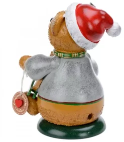 Hubrig, figurines pour enfant Bonhommes Fumeurs D'Encens Allemand|Ourson Brule-Encens Avec Cheval De Bois Et Toupie