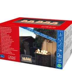 Konstsmide, guirlandes lumineuses de Noël Oiseaux Lumineux Et Animaux Lumineux|Oursons Lumineux A Led En Acrylique Avec Ruban Rouge, 12 Cm