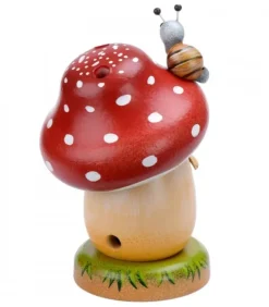 Hubrig, figurines pour enfant Bonhommes Fumeurs D'Encens Allemand|Personnage Brule-Encens Champignon Joyeux