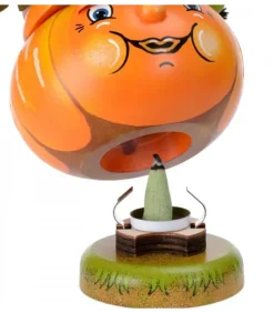 Hubrig, figurines pour enfant Bonhommes Fumeurs D'Encens Allemand|Personnage Brule-Encens Citrouille