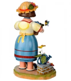 Hubrig, figurines pour enfant Bonhommes Fumeurs D'Encens Allemand|Personnage Brule-Encens Jardiniere