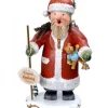 Hubrig, figurines pour enfant Bonhommes Fumeurs D'Encens Allemand|Personnage Brule-Encens Père Noël