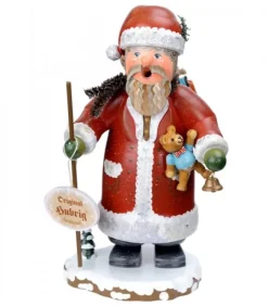 Hubrig, figurines pour enfant Bonhommes Fumeurs D'Encens Allemand|Personnage Brule-Encens Père Noël