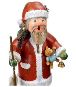 Hubrig, figurines pour enfant Bonhommes Fumeurs D'Encens Allemand|Personnage Brule-Encens Père Noël