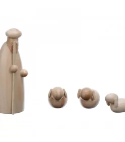 Schalling, crèche moderne Personnages De Crèche De Noël|Personnage De Crèche, Berger Et Moutons, 6 Cm