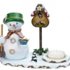 Hubrig, figurines pour enfant Bonhommes Fumeurs D'Encens Allemand|Personnage Porte Encens Bonhomme De Neige Avec Bougeoir