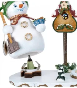 Hubrig, figurines pour enfant Bonhommes Fumeurs D'Encens Allemand|Personnage Porte Encens Bonhomme De Neige Avec Bougeoir