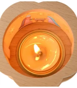 Richard Glasser, Pyramides de Noël allemandes Photophore Bois|Petit Photophore En Bois Crèche De Noël