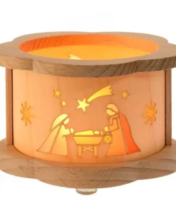 Richard Glasser, Pyramides de Noël allemandes Photophore Bois|Petit Photophore En Bois Crèche De Noël