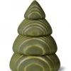 Köhler, Père Noël en bois Sapin De Noël Design|Petit Sapin De Noël En Bois Design, 6,5 Cm, Vert
