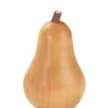 Waldfabrik, photophore en bois et étoile sapin de Noël Objet Déco Bois|Petite Poire En Bois Poli, 4 Cm