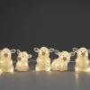 Konstsmide, guirlandes lumineuses de Noël Oiseaux Lumineux Et Animaux Lumineux|Petits Cochons Lumineux En Acrylique Led 12,5 Cm, Lot De 5