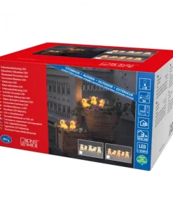 Konstsmide, guirlandes lumineuses de Noël Oiseaux Lumineux Et Animaux Lumineux|Petits Cochons Lumineux En Acrylique Led 12,5 Cm, Lot De 5
