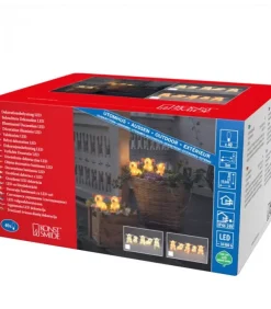 Konstsmide, guirlandes lumineuses de Noël Oiseaux Lumineux Et Animaux Lumineux|Petits Cochons Roses Lumineux En Acrylique Led 12,5 Cm, Lot De 5