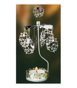Pluto Produkter, déco de Noël Scandinave Bougeoirs Carrousels Photophore De Noël|Photophore De Noël Couronne D'Etoiles Et Cerfs