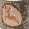 Waldfabrik, photophore en bois et étoile sapin de Noël Photophore Bois|Photophore En Bois Avec 2 Motifs En Bois Cisele, Renne