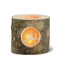 Waldfabrik, photophore en bois et étoile sapin de Noël Photophore Bois|Photophore En Bois, Motif Bougies De Noël