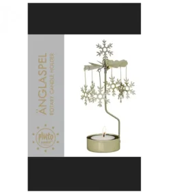 Pluto Produkter, déco de Noël Scandinave Bougeoirs Carrousels Photophore De Noël|Photophore Noël Flocons De Neige Dores
