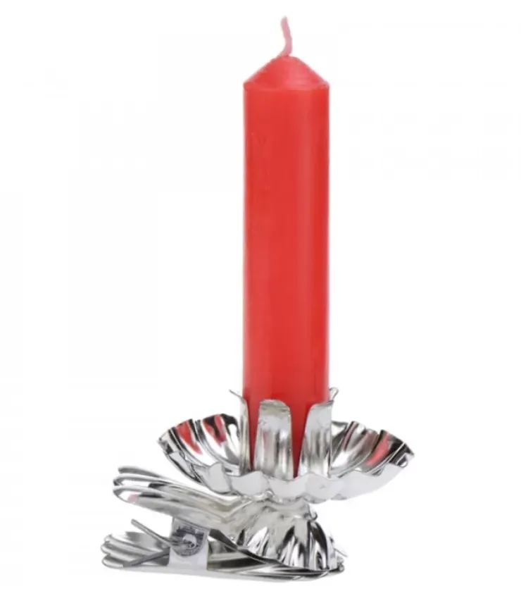 Riffelmacher et Weinberger Bougies Pour Sapin De Noël|Pince A Bougie Pour Sapin En Metal Argente