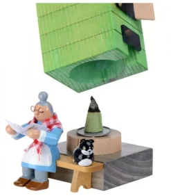 Richard Glasser, Pyramides de Noël allemandes Bonhommes Fumeurs D'Encens Allemand|Poele Brule-Encens Grand-Mere