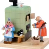 Richard Glasser, Pyramides de Noël allemandes Bonhommes Fumeurs D'Encens Allemand|Poele Brule-Encens Grand-Père Et Grand-Mere