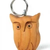 Waldfabrik, photophore en bois et étoile sapin de Noël Porte-Clés En Bois|Porte-Clés Hibou
