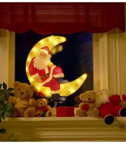 Konstsmide, guirlandes lumineuses de Noël Père Noël Lumineux|Père Noël Lumineux Sur La Lune