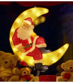 Konstsmide, guirlandes lumineuses de Noël Père Noël Lumineux|Père Noël Lumineux Sur La Lune