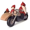 Köhler, Père Noël en bois Père Noël En Bois|Père Noël Rouge En Side-Car