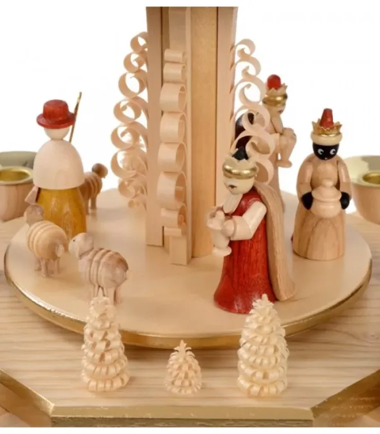 Richard Glasser, Pyramides de Noël allemandes Pyramides De Noël Allemandes|Pyramide Avec Scene De Crèche De Noël Complete