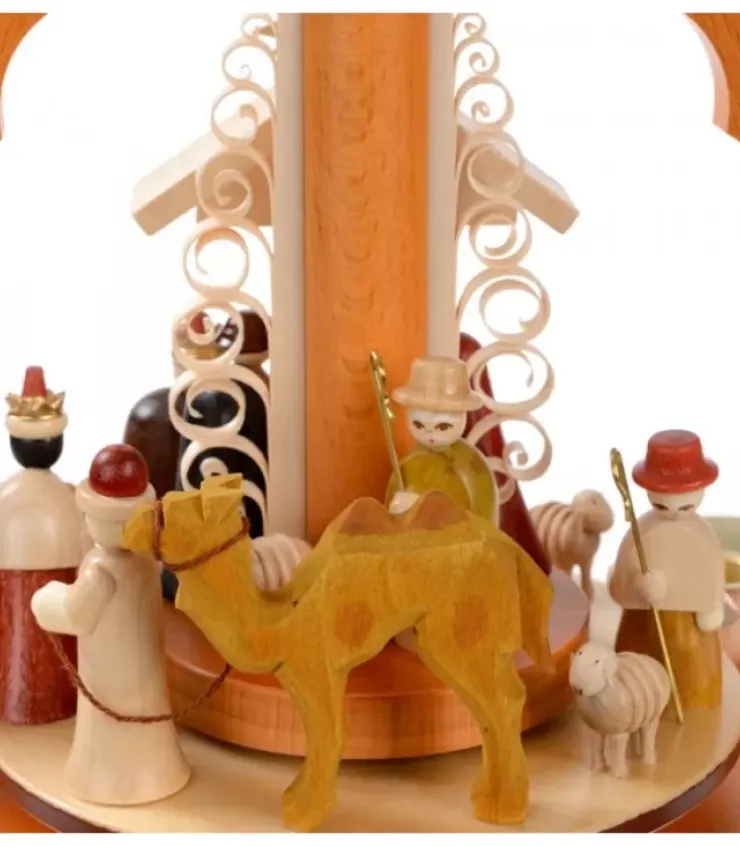 Richard Glasser, Pyramides de Noël allemandes Pyramides De Noël Allemandes|Pyramide De Noël Allemande Avec Une Arche Couleur Ocre