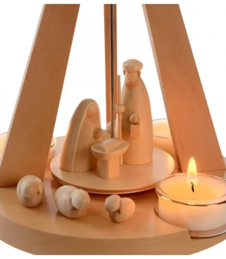 Schalling, crèche moderne Pyramides De Noël Allemandes|Pyramide De Noël Bois Au Design Moderne