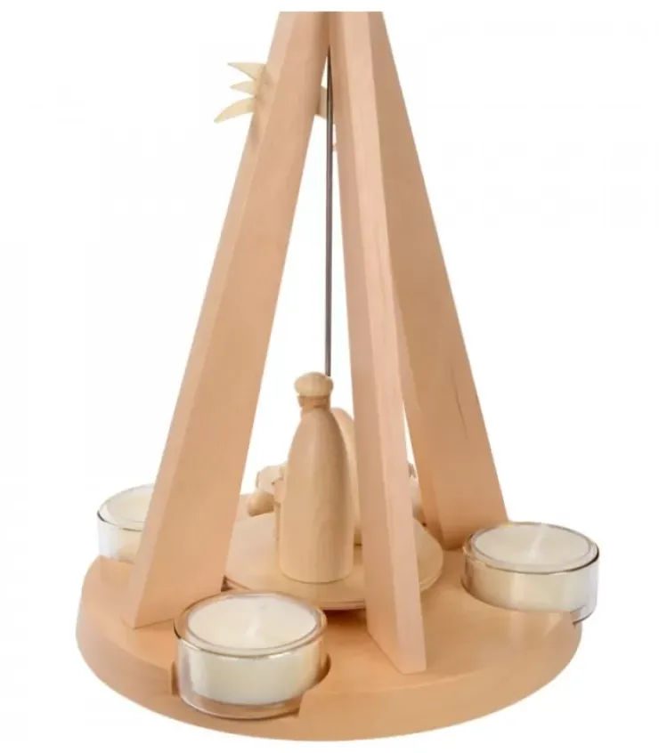 Schalling, crèche moderne Pyramides De Noël Allemandes|Pyramide De Noël Bois Au Design Moderne