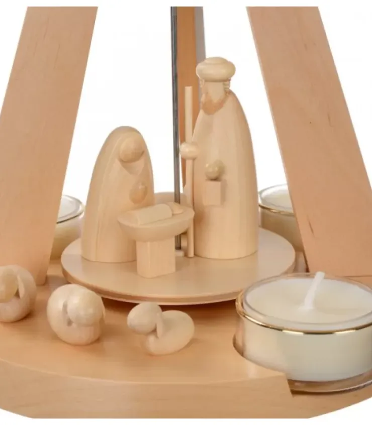 Schalling, crèche moderne Pyramides De Noël Allemandes|Pyramide De Noël Bois Au Design Moderne