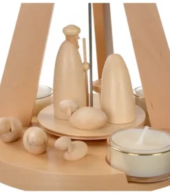 Schalling, crèche moderne Pyramides De Noël Allemandes|Pyramide De Noël Bois Au Design Moderne