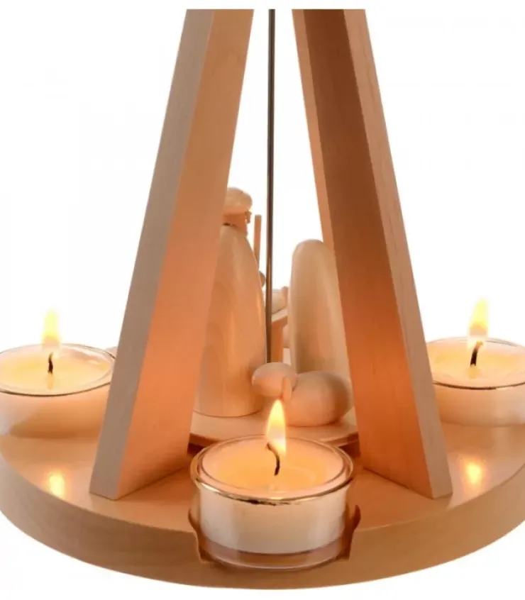 Schalling, crèche moderne Pyramides De Noël Allemandes|Pyramide De Noël Bois Au Design Moderne