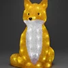 Konstsmide, guirlandes lumineuses de Noël Oiseaux Lumineux Et Animaux Lumineux|Renard Lumineux A Led En Acrylique, 40 Cm