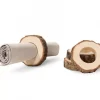 Waldfabrik, photophore en bois et étoile sapin de Noël Objet Déco Bois|Rond De Serviette En Bois (4 Pieces)
