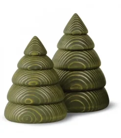 Köhler, Père Noël en bois Sapin De Noël Design|Sapin De Noël En Bois Design, 11,5 Cm, Vert