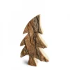 Waldfabrik, photophore en bois et étoile sapin de Noël Sapins En Bois|Sapin En Bois, Forme Penchee, 18 Cm