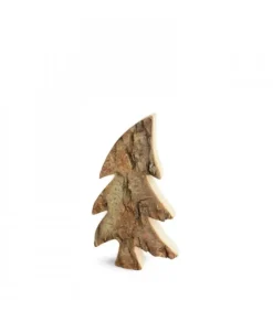Waldfabrik, photophore en bois et étoile sapin de Noël Sapins En Bois|Sapin En Bois, Forme Penchee 9 Cm