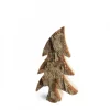 Waldfabrik, photophore en bois et étoile sapin de Noël Sapins En Bois|Sapin En Bois, Forme Penchee, 15 Cm