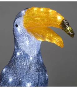Konstsmide, guirlandes lumineuses de Noël Oiseaux Lumineux Et Animaux Lumineux|Toucan Lumineux 48 Cm En Acrylique, 56 Diodes Blanc Chaud