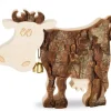 Zyx Music, chants de Noël Allemands traditionnels Animaux En Bois|Vache Bois, 12 Cm