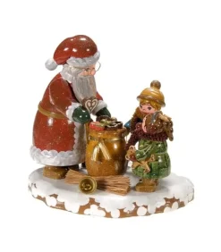 Hubrig, figurines pour enfant Village De Noël Miniature|Village De Noël Miniature, Enfants Et Père Noël