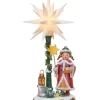 Hubrig, figurines pour enfant Village De Noël Miniature|Village De Noël Miniature, Fillette Chantant Sous Etoile De Noël
