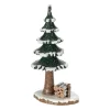 Hubrig, figurines pour enfant Village De Noël Miniature|Village De Noël Miniature, Sapin Et Tas De Bois