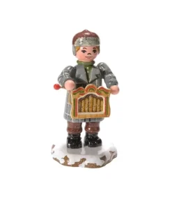 Hubrig, figurines pour enfant Village De Noël Miniature|Village De Noël Miniature, Joueur D'Harmonium