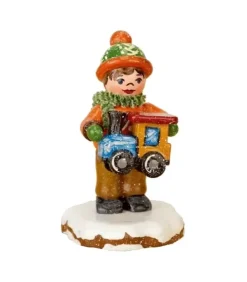 Hubrig, figurines pour enfant Village De Noël Miniature|Village De Noël Miniature, Garcon Et Petit Train